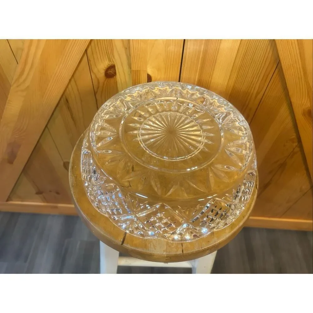 Godinger Crystal Dublin Large Shannon Chip-n-Dip bowl (5768)